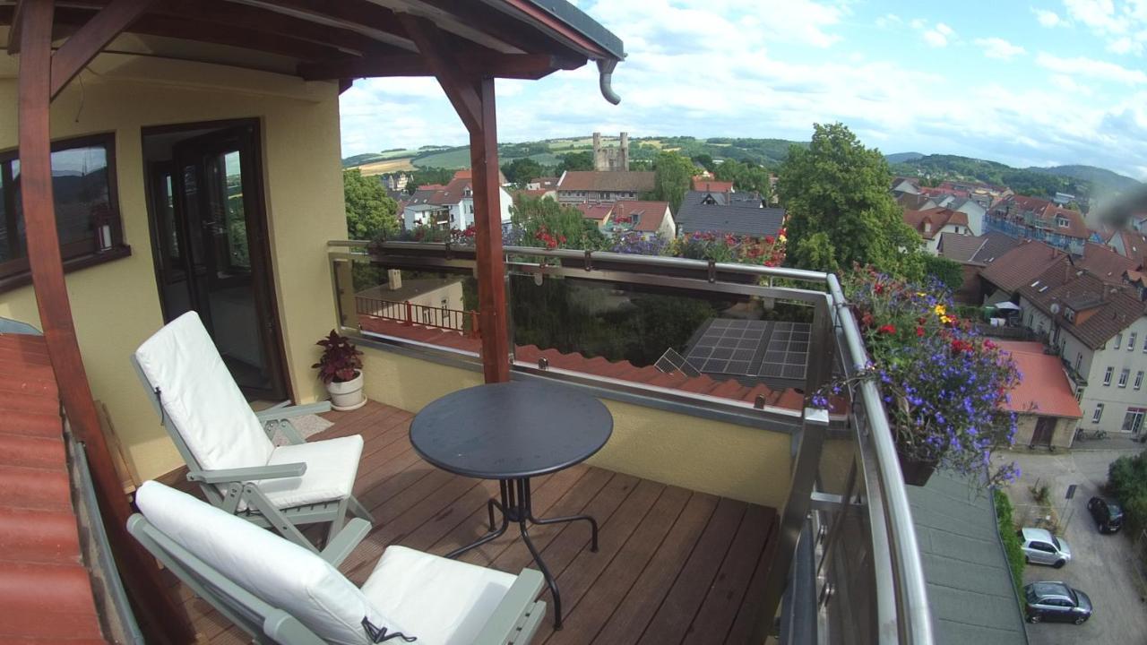 Ferienwohnung Fernblick Saalfeld Saale Esterno foto