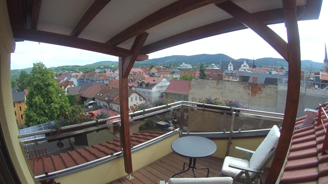 Ferienwohnung Fernblick Saalfeld Saale Esterno foto