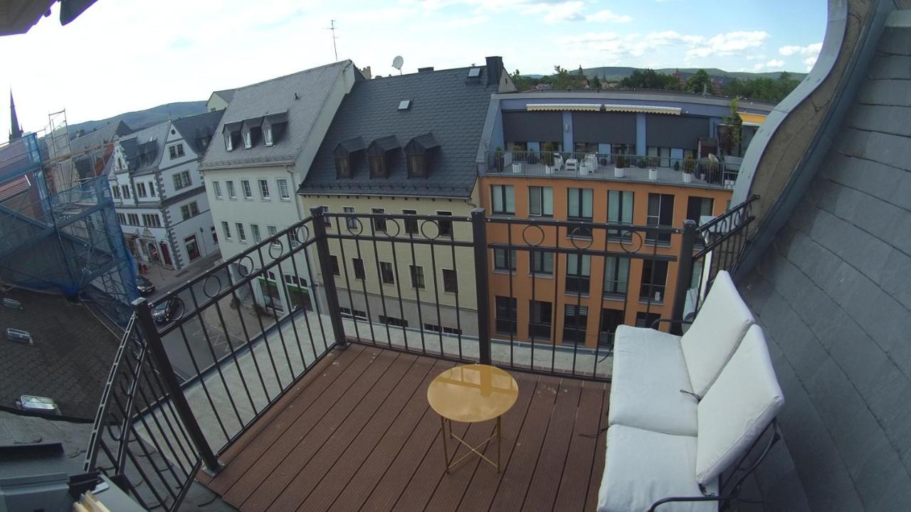 Ferienwohnung Fernblick Saalfeld Saale Esterno foto